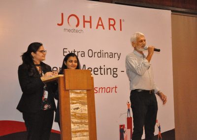 Mothicational Speech by CEO - Johari Digital Healthcare LTD - Medical Device Contract Manufacturing Company - Celebration -EGM 2019- General Meet