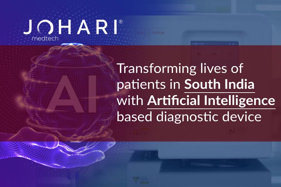改变患者的生活在印度南部与基于人工智能诊断装置