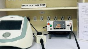 High voltage test for medical devices