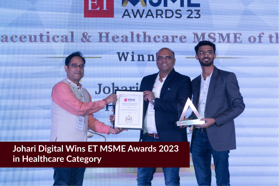 Johari Digital Wins “Pharmaceutical & Healthcare MSME of the Year” Award at ET MSME Awards 2023
